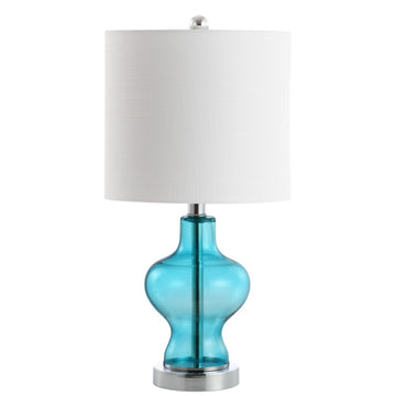 Mer 20.5" Glass/Metal LED Table Lamp - JONATHAN Y